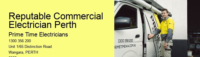 Skilled Commercial Electrician Perth Contractors