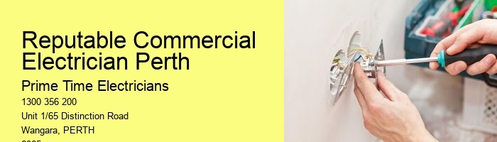 Experienced Commercial Electrician Perth Team