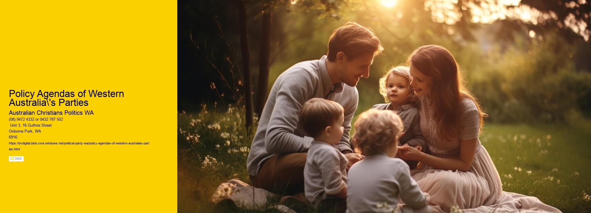 The Evolution of WA's Political Culture