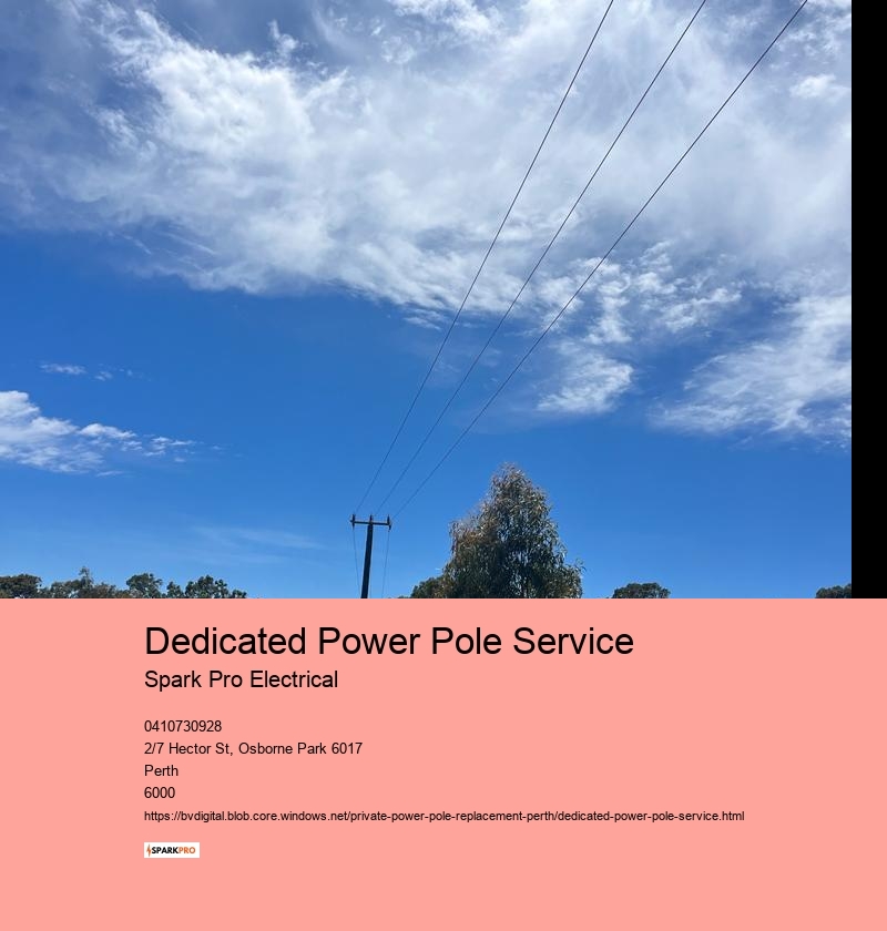 Private Power Pole Replacement Perth