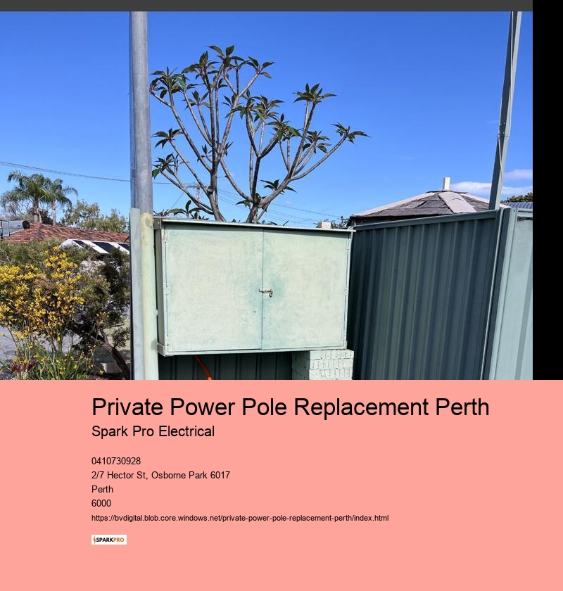 Professional Power Pole Replacement in Perth
