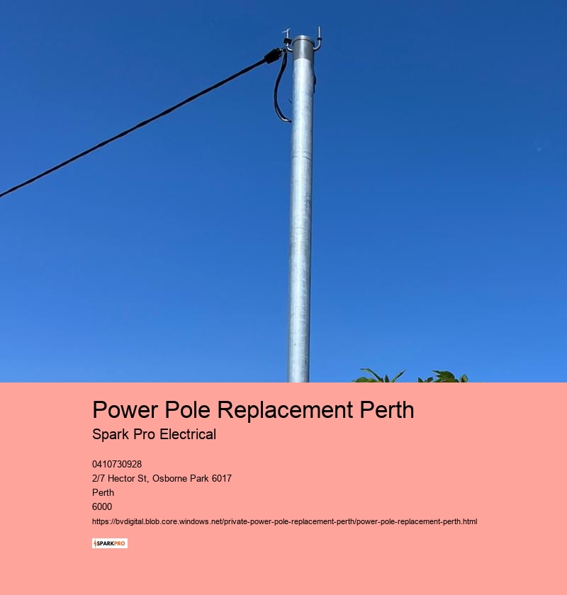Efficient Private Power Pole Replacement