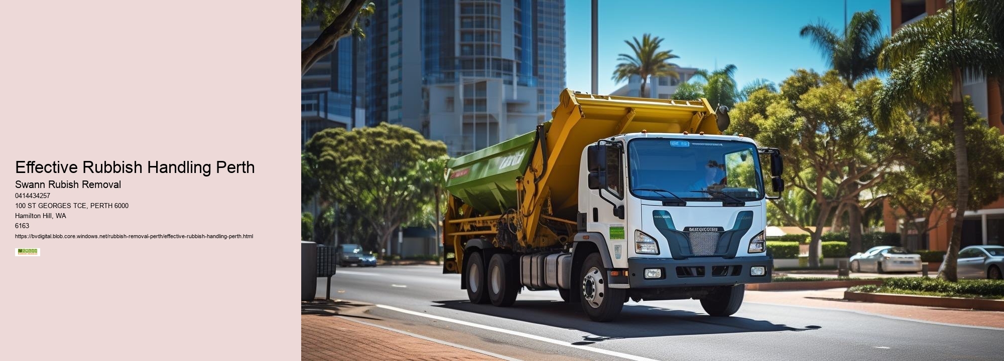 Sustainable Garbage Services Perth