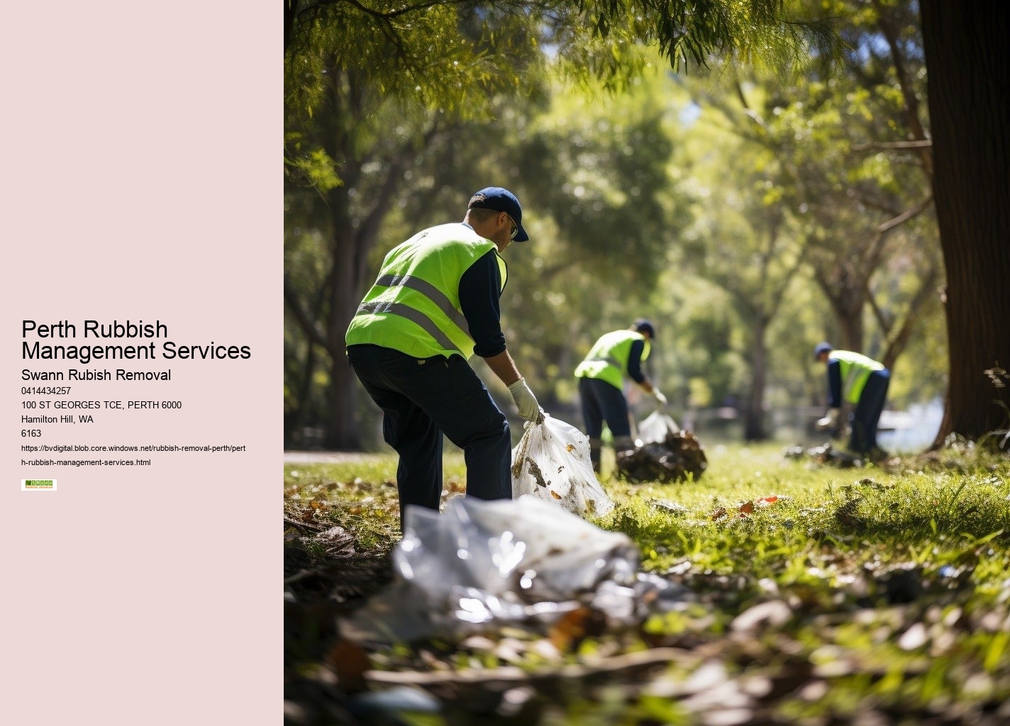 Quality Garbage Collection Perth